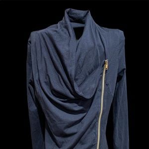 Warrior full zipped blouse jacket. Black XS